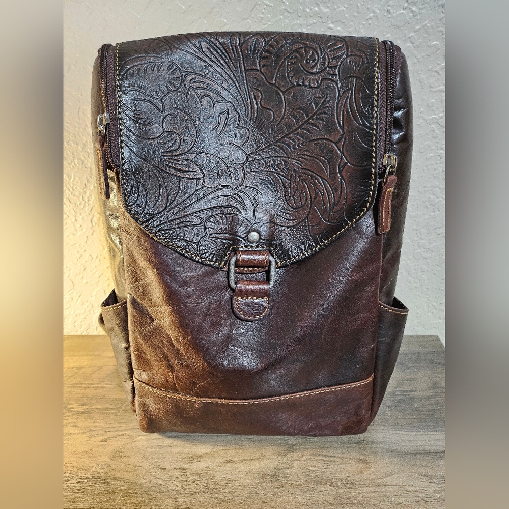 Jack George Leather Mini Backpack - image 1